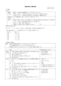 堺選手権女子競技規則（2015改訂）