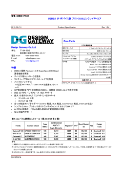 USB3.0 IP デバイス側 プロトコル&リンクレイヤ・コア リンクレイヤ・コア