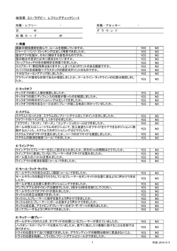 ミニラグビー・レフリングチェックシート