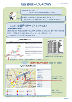 地盤サービスのご案内