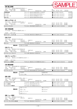 （株）徳山商事 （有）トップクオーク （株）利根産業 （有）ドラマ （有）ドリーム
