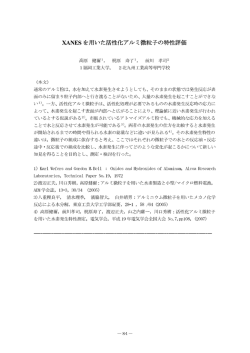剛ES を用いた活性化アルミ微粒子の特性評価