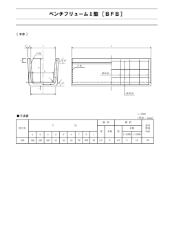 ベンチフリュームⅡ型［BFB］