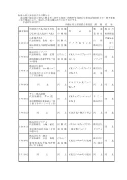 10月27日和歌山県公安委員会告示第39号