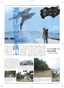 讃岐津田の海を跳ぶ（香川県さぬき市津田町）