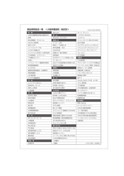 商品券取扱店一覧 ＜大阪府豊能町