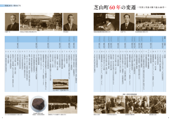 芝山町60年の変遷 ―写真と年表で振り返る60年―