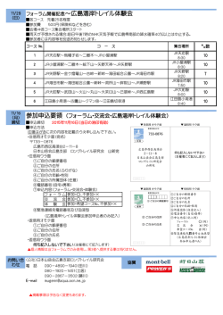 フォーラム開催記念～広島湾岸トレイル体験会