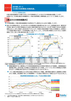 【四半期レポート】日本株の投資環境と相場見通し