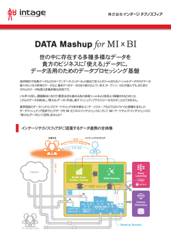 DATA Mashup for MI×BI