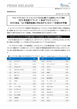 ITエンジニア530名に聞く
