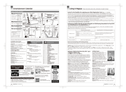 Entertainment Calendar RISE PROPERTY