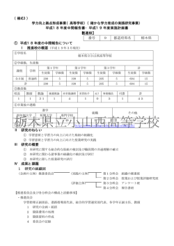 （様式3） 学力向上拠点形成事業（高等学校）（確か