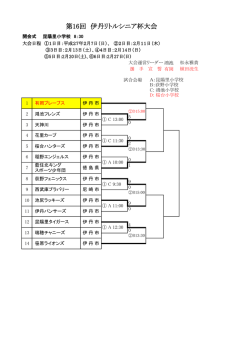 リトルシニア杯大会 - 伊丹市