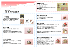 蛤 雛 の作り方手順