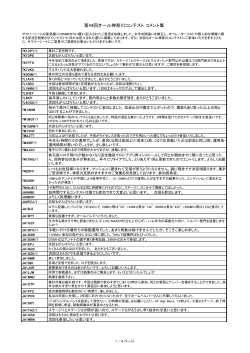 参加者アンケートのコメント集