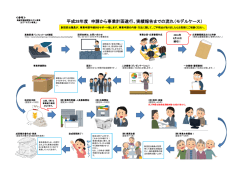 平成27年度 申請から事業計画遂行、実績報告までの流れ（モデルケース）