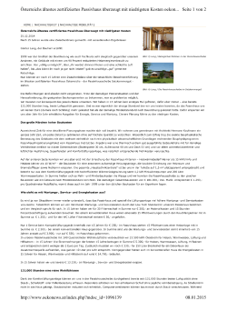 Seite 1 von 2 ﾖsterreichs 舁testes zertifiziertes Passivhaus erzeugt