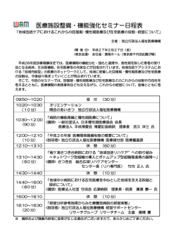 H26 病院経営セミナー（慢性期） - WAM 独立行政法人福祉医療機構