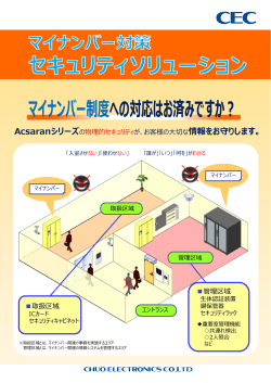 マイナンバー対策 セキュリティソリューション