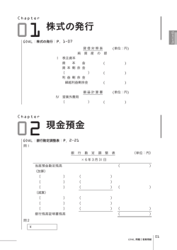 株式の発行 現金預金