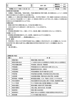 本講義は~ 「教職の意義」丶 「教員の役割」~ 「教員の職務内容(研修や