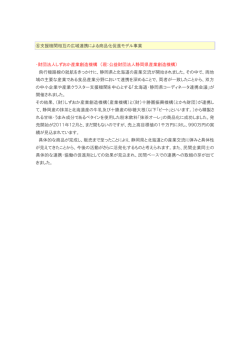 6支援機関相互の広域連携による商品化促進モデル事業[PDF：443KB]
