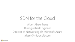 SDN for the Cloud - Events