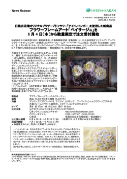 フラワーフレームアート「ペイサージュ」を