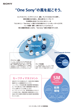 詳細はこちら - ソニーコーポレートサービス株式会社