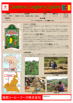 ～カメルーン共和国～ ～カメルーンコーヒー栽培と歴史～ ～カメルーン