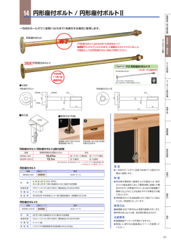 円形座付ボルト / 円形座付ボルトII