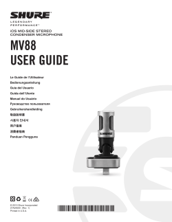 MV88 USER GUIDE