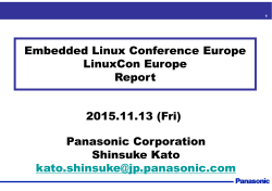 Embedded Linux Conference Europe LinuxCon Europe