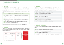 D中期経営計画の概要（631KB） - 三菱UFJフィナンシャル・グループ