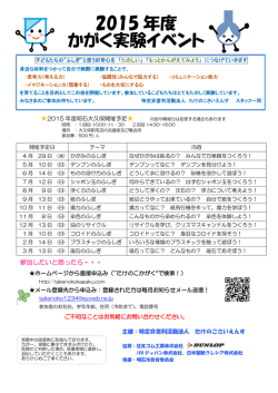 詳細 - たけのこ かがく 身近な材料でたのしく実験しましょう