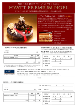 HYATT PREMIUM NOEL