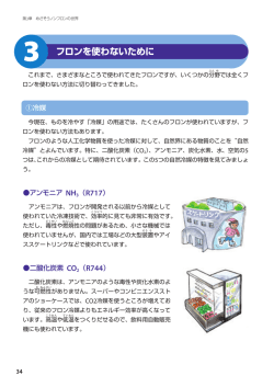 フロンを使わないために