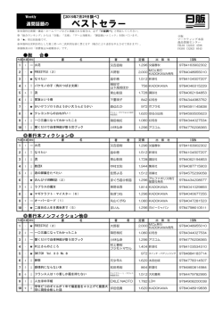 ベストセラー - 日本出版販売株式会社