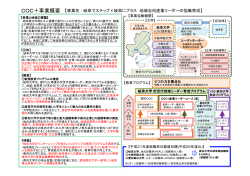COC+事業概要 (PDF:145KB)