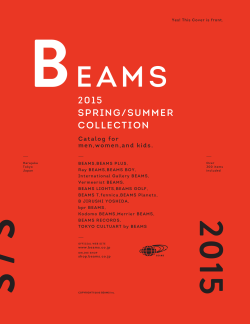 BEAMS 2015 SPRING / SUMMER COLLECTION