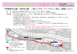 一宮桜まつり - 大野極楽寺公園