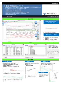 平面図作成支援システム APS-DIM