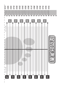 足 の 計 測 表