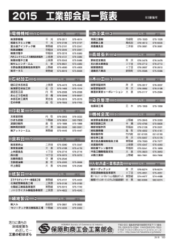 H27年7月1日現在 - 福島県商工会連合会