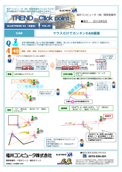 マウスだけでカンタンCAD編集
