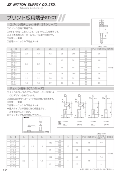 プリント板用端子（ST/CT）&hellip;&hellip;&hellip;&hellip;&hellip;&hellip;&hellip;&hellip; 8-04