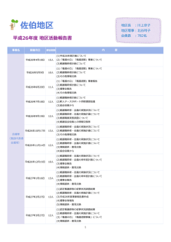 佐伯地区 - 大分県看護協会