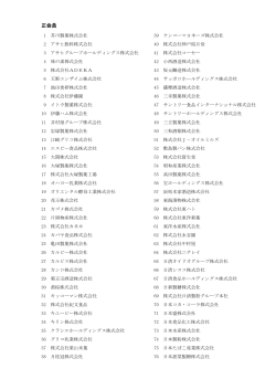 会員名簿 - 日本食品・バイオ知的財産権センター