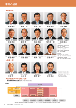 事業の組織